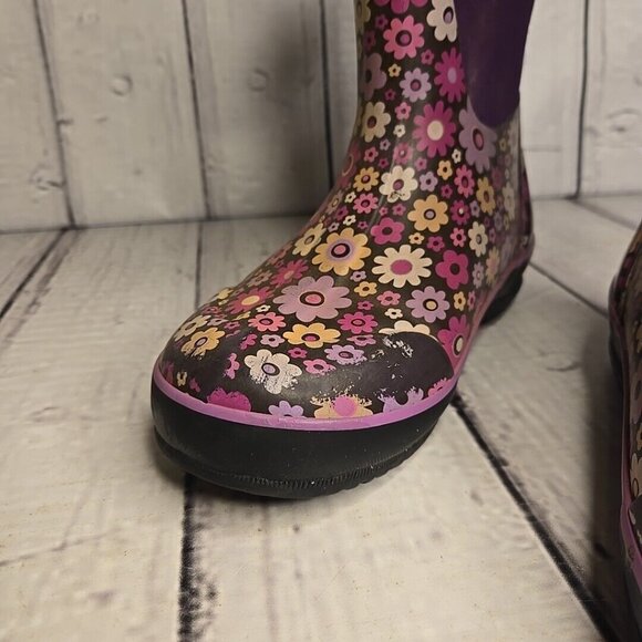 BOGS Classic  Daisy Boots Youth Big Kids Insulated Winter - US 4 - Picture 4 of 11